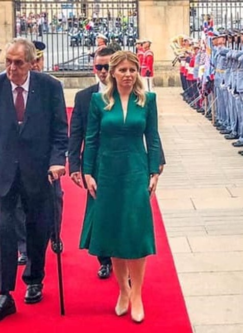 Takto privítali Zuzanu Čaputovú u Miloša Zemana