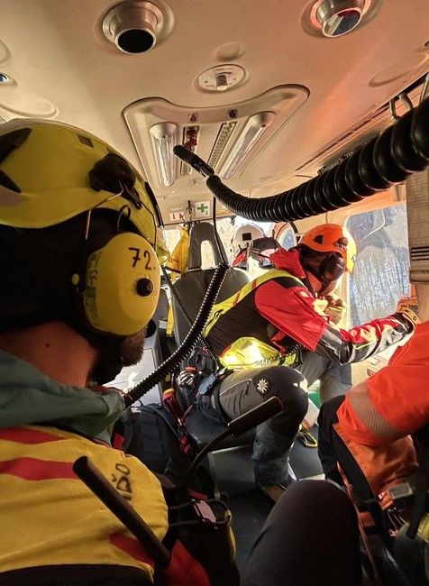 Záchranná akcia v masíve Malého Rozsutca HZS (1)