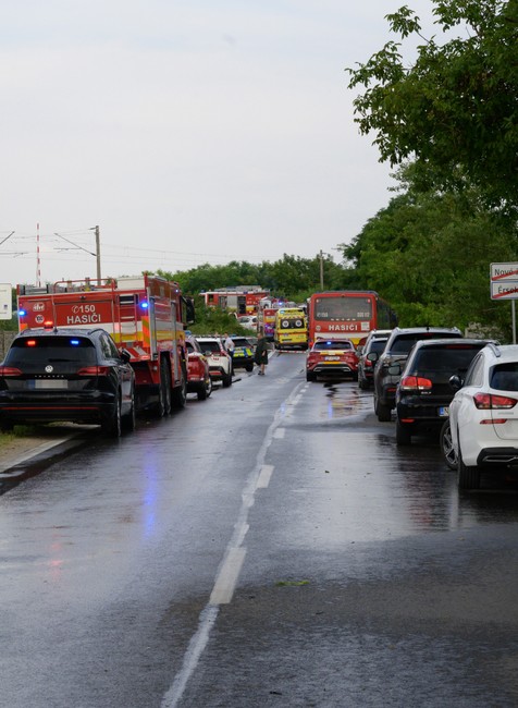 Nehoda autobusu s vlakom