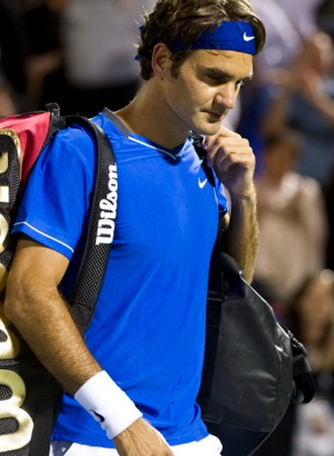 Federer na turnaji APT v Montreale_Tsonga