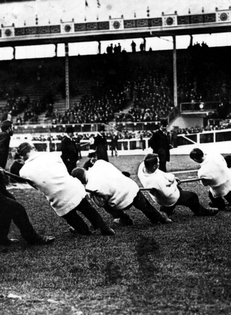 OH 1908 preťahovanie lanom