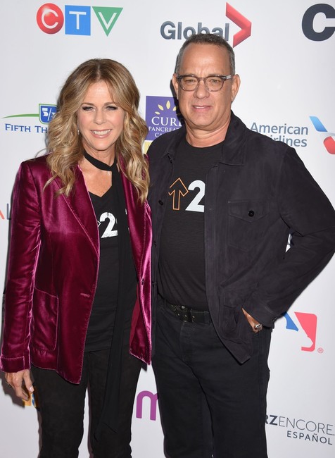 Prišli aj Tom Hanks s manželkou Ritou Wilson.