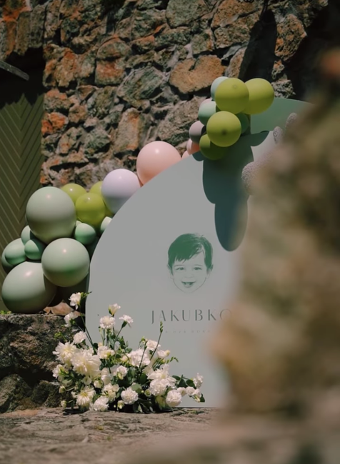 Dominika Cibulková - oslava Jakubkových 2. narodenín