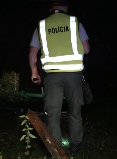 Auto skončilo takmer v dome