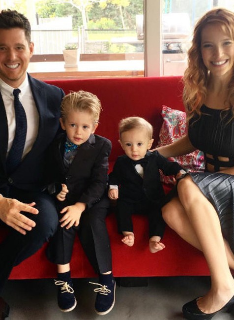 Michael Bublé s rodinou