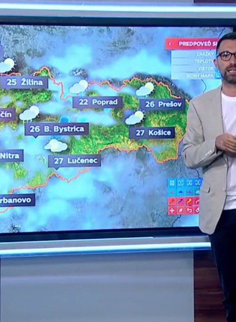 Bruno Ciberej ako počasiar