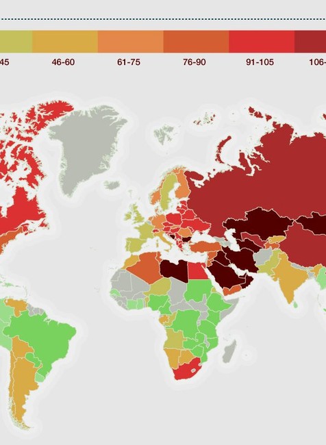 Svet mapa znečistenia
