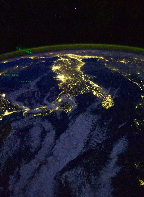 Božský výhľad: Nočný záber z ISS na nočné Taliansko