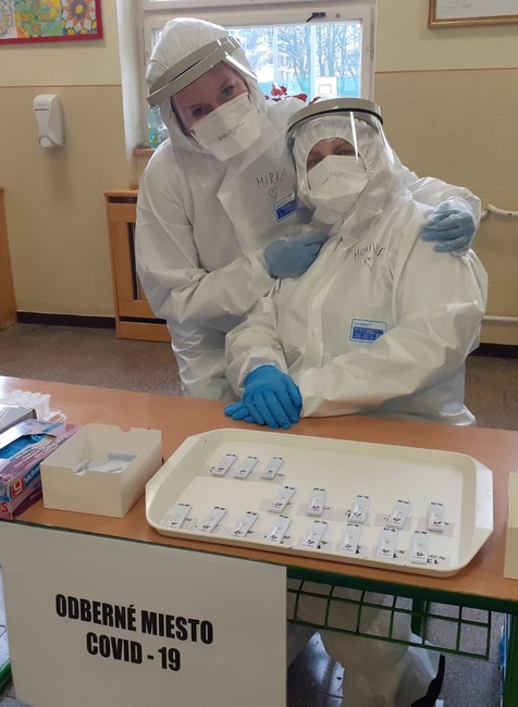 Testovanie v Trenčíne.