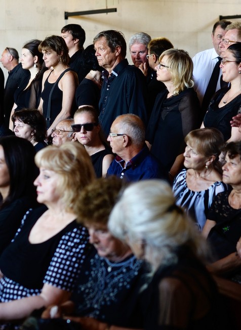 Pohreb Magdy Pavelekovej