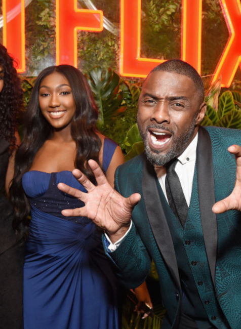 Idris Elba s dcérou Isan a snúbenicou Sabrinou Dhowre  