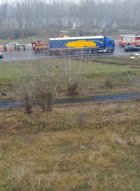 Nehoda na diaľnici D1