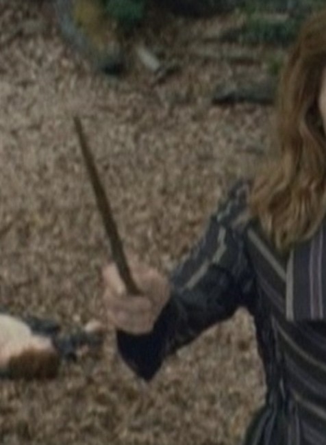 harry potter7-hermiona emma watson a v pozadi harry a ron