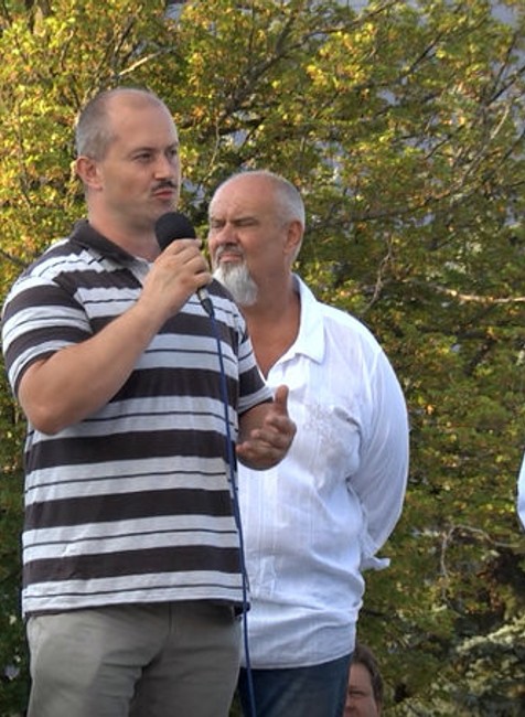 Marian Kotleba rečnil v Snine