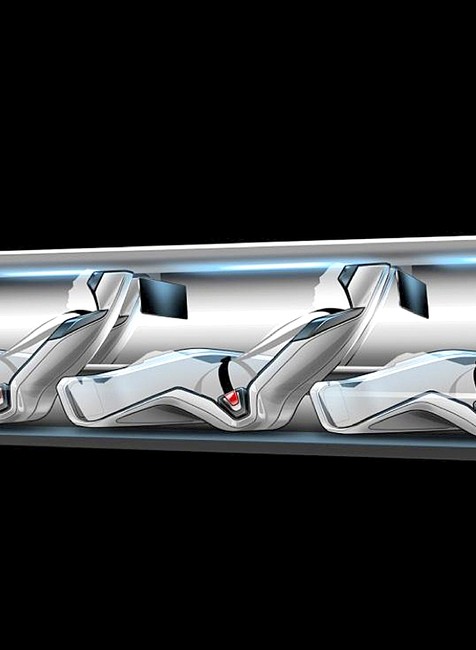 Hyperloop supervlak Elon Musk vynálezca nákres 1