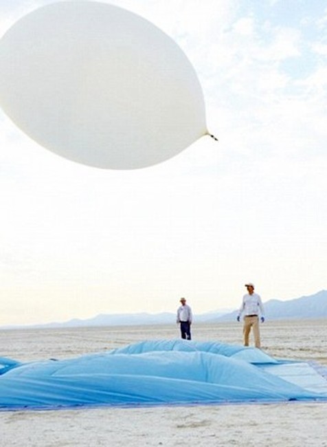 Púšťanie kytíc v balónoch