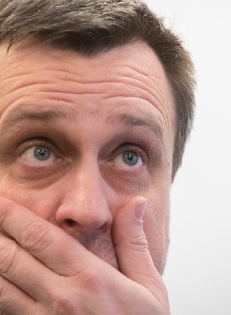 Andrej Danko tvár ruka 