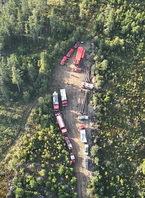 Na Horehroní sa rozhorel les