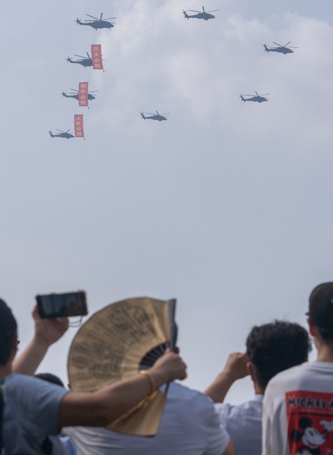 Vojenská prehliadka v Číne