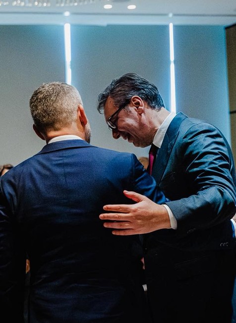 Peter Pellegrini a srbský prezident Aleksandar Vučič
