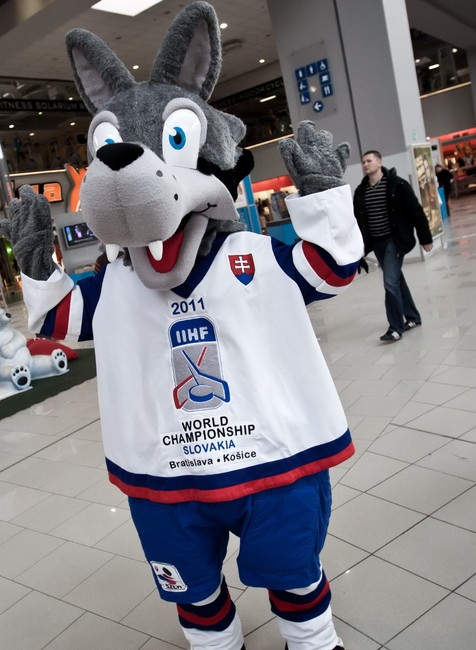 Vlk Goooly - maskot MS v ľadovom hokeji 2011 na Slovensku