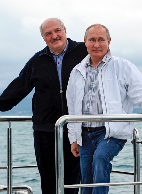 Lukašenko navštívil Putina