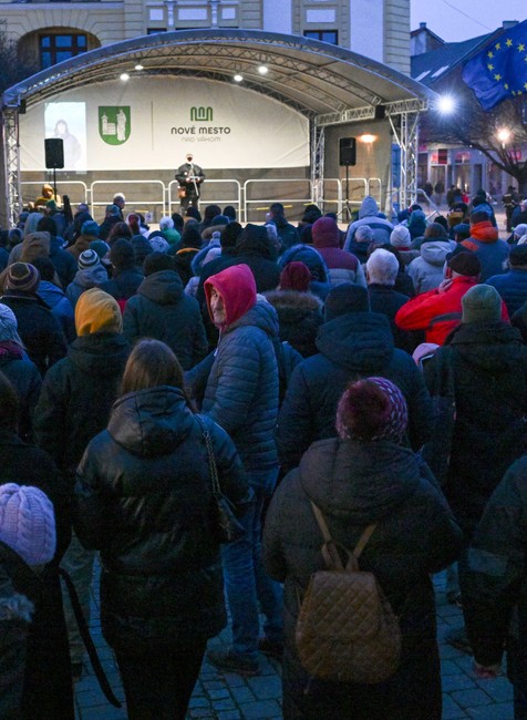 Protest v Novom Meste nad Váhom