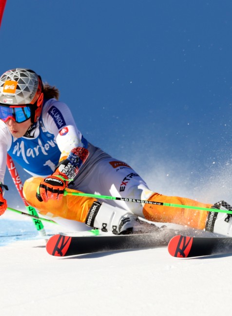 Petra Vlhova obrovsky slalom Kronplatz 1. kolo 