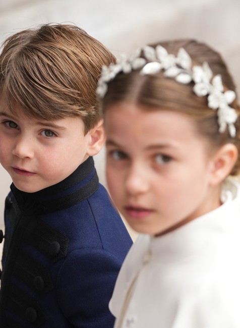 Princ Louis na korunovácii Karola III.