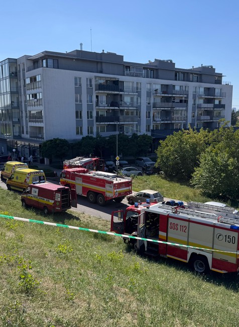 Požiar bytu v Ružinove 