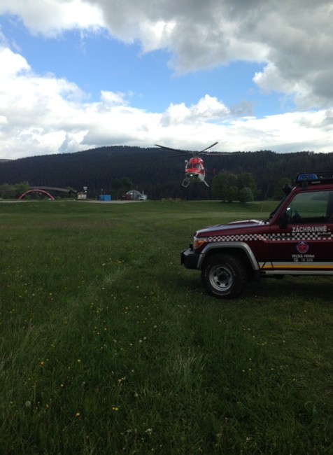 Pád muža na Donovaloch