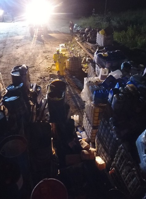 sudy a nádoby s nebezpečným odpadom 