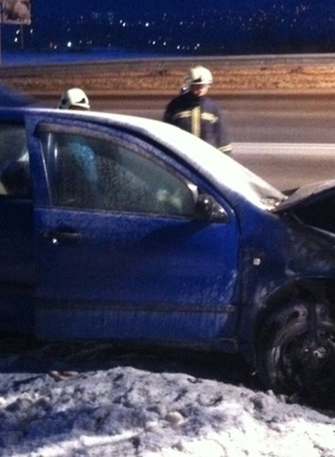 Košice nehoda auto v stlpe