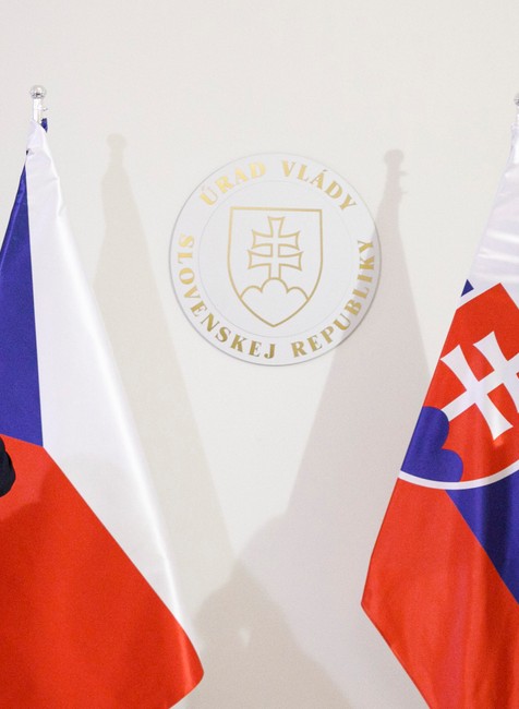 Český premiér Fiala a Heger