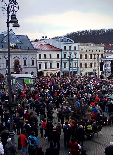 Nasťa Kuzminová privítanie Banská Bystrica 1