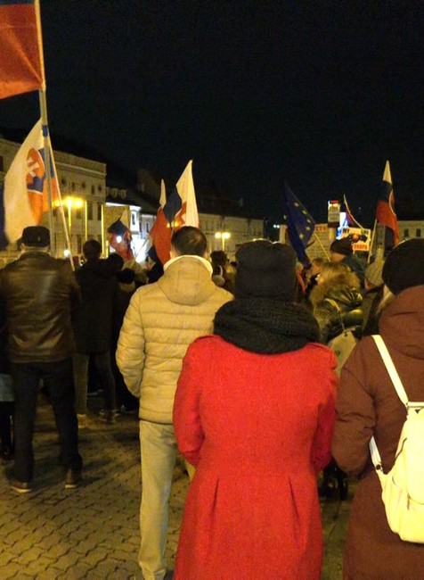 Protest v Banskej Bystrici