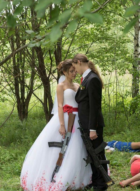 Ruské svadobné foto