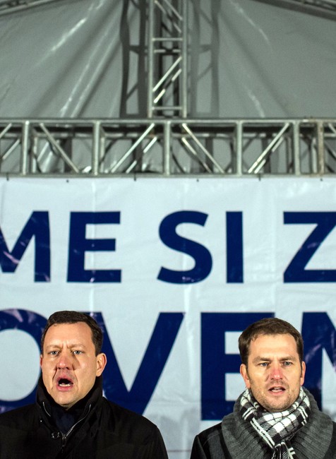 protest proti korupcii v Bratislave 10.12. - 1