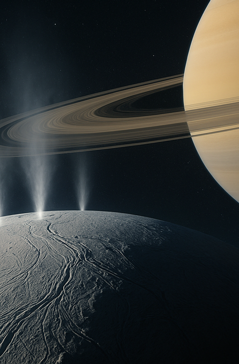 NASA odhalila tajomstvo: Pod ľadom Enceladu môže byť život