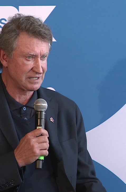 Hokejová ikona Gretzky navštívila Slovensko: úspech nie je len o ľade