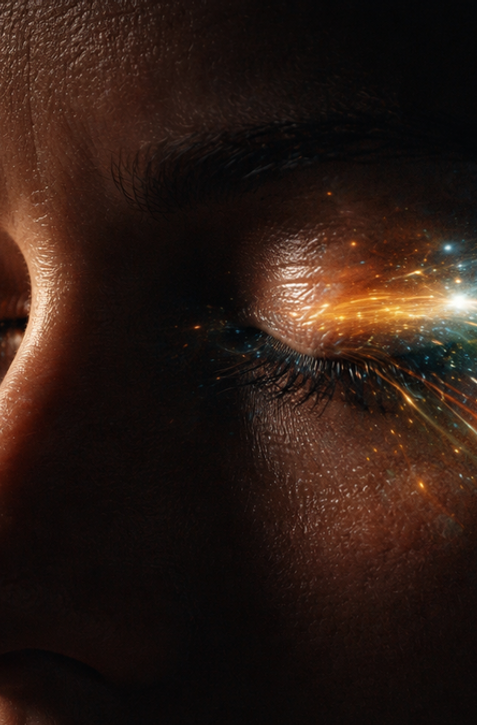 Prečo vidíme farby, keď si pretrieme oči?