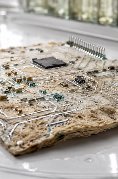 Vedci vyrobili z húb elektronický obvod, ktorý funguje