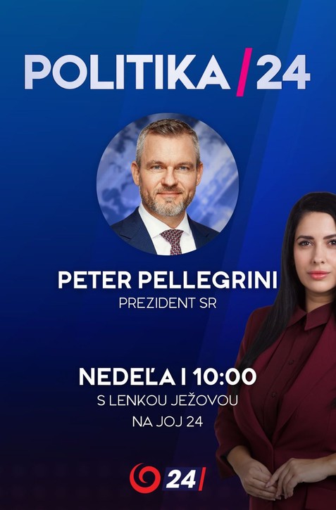 Pozvanie do relácie Politika 24 prijal prezident Peter Pellegrini