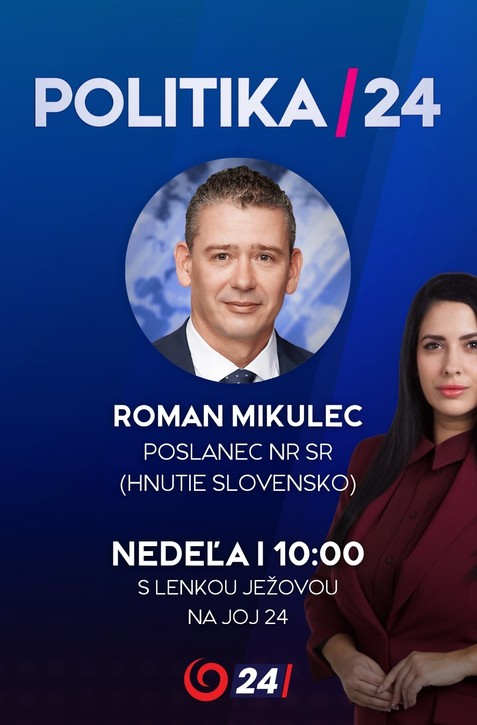 Pozvanie do relácie Politika 24 prijal exminister vnútra Roman Mikulec