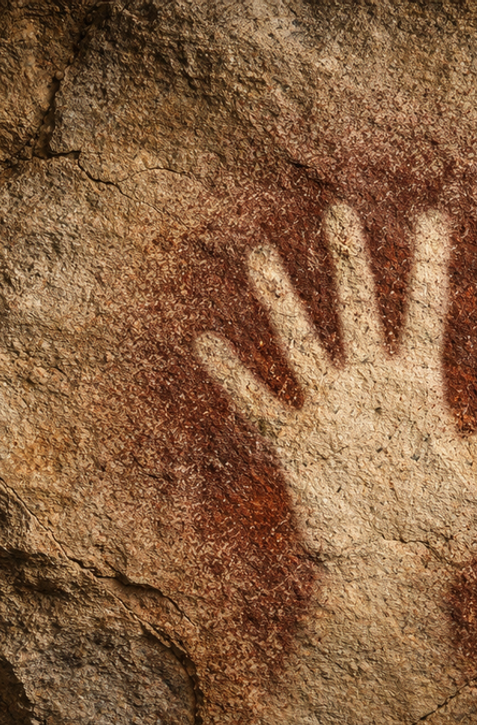 Tento nenápadný odtlačok mení pohľad na praveké umenie