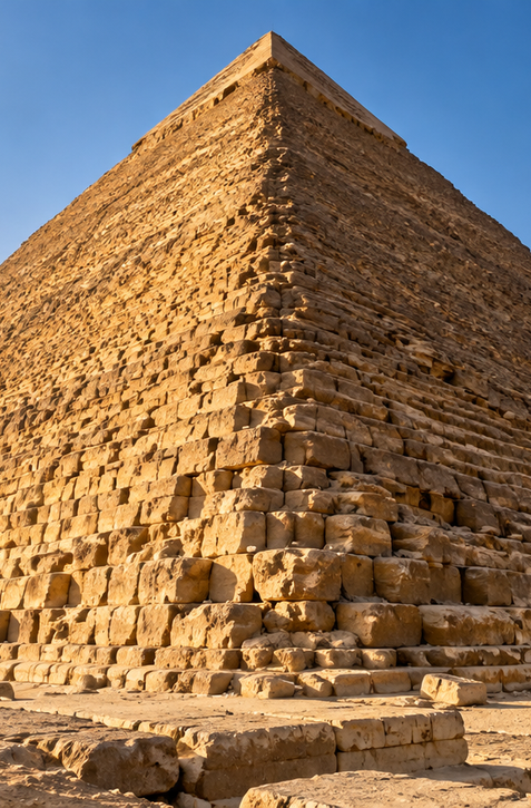 Tajomstvo Veľkej pyramídy v Gíze môže byť v jej múroch