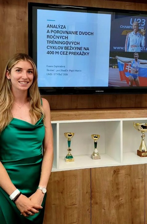 ZAPLETALOVÁ prežíva šťastné obdobie. Európska šampiónka má za sebou úspešné štátnice