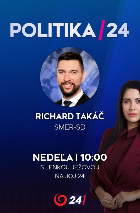 Pozvanie do relácie Politika 24 prijal minister pôdohospodárstva Richard Takáč