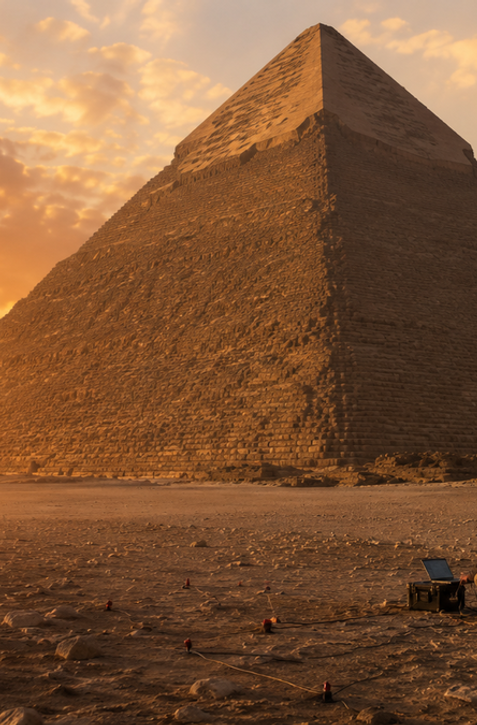 Prečo sa Veľká pyramída nezrútila? Pre geniálny trik staviteľov