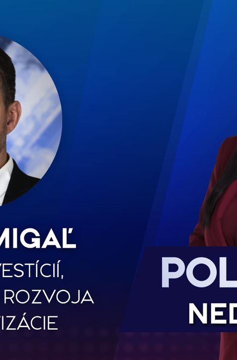 Pozvanie do diskusnej relácie Politika 24 prijal minister investícií Samuel Migaľ
